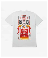 HUF x Toyota TRD Stickered White T-Shirt