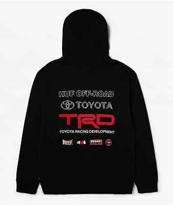 HUF x Toyota TRD Team 4x4 Black Hoodie