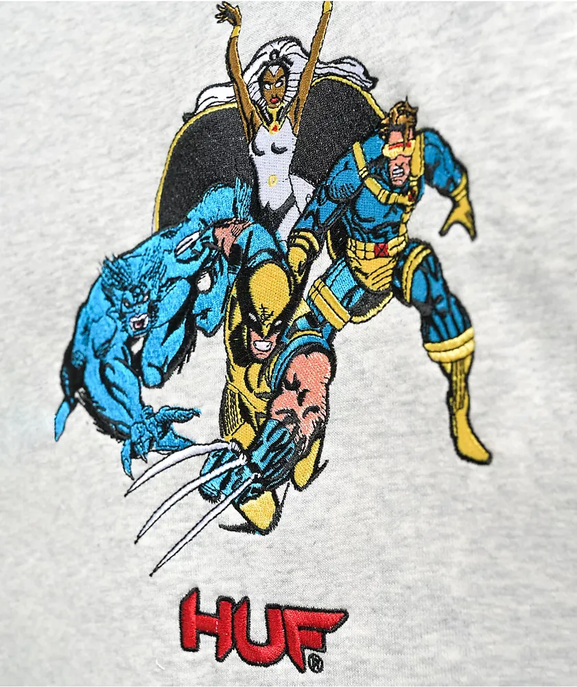 HUF x X-Men Mutant Grey Crewneck Sweatshirt
