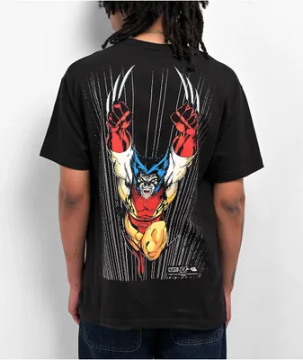 HUF x X-Men Wolvie Black T-Shirt