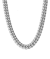 Half Hearted Flat Edge 14mm Cuban Chain Necklace