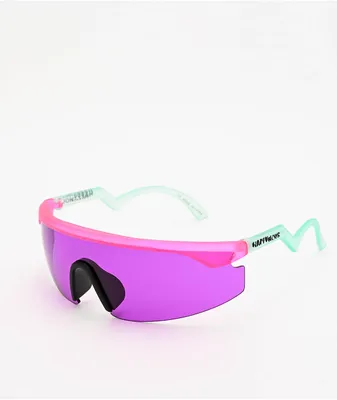 Happy Hour Accelerator Pink & Purple Sunglasses