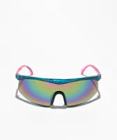 Happy Hour Fire Bird Blue Lightning Polarized Sunglasses