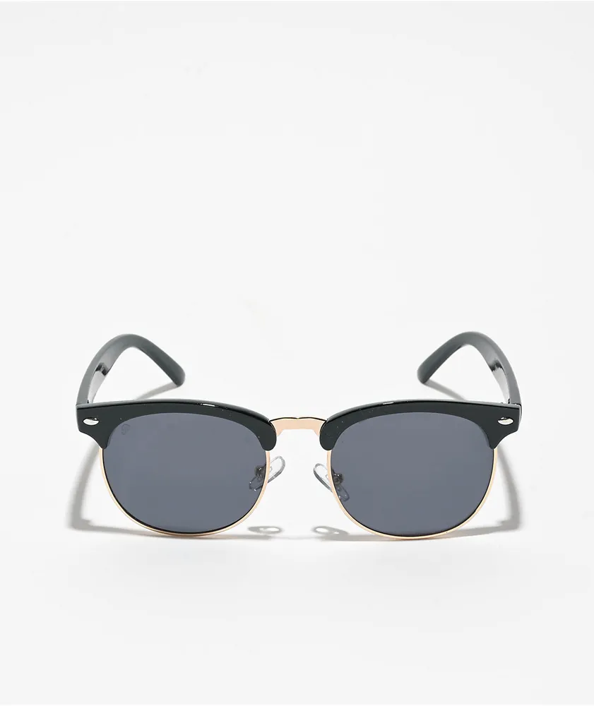 Happy Hour G2 Gloss Black Smoke Polarized Sunglasses