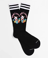 Happy Socks 100% Cute Black Crew Socks