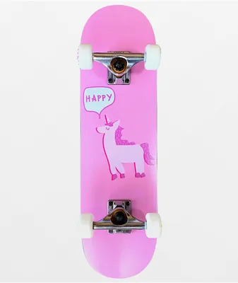 Happy Unicorn 7.25" Skateboard Complete