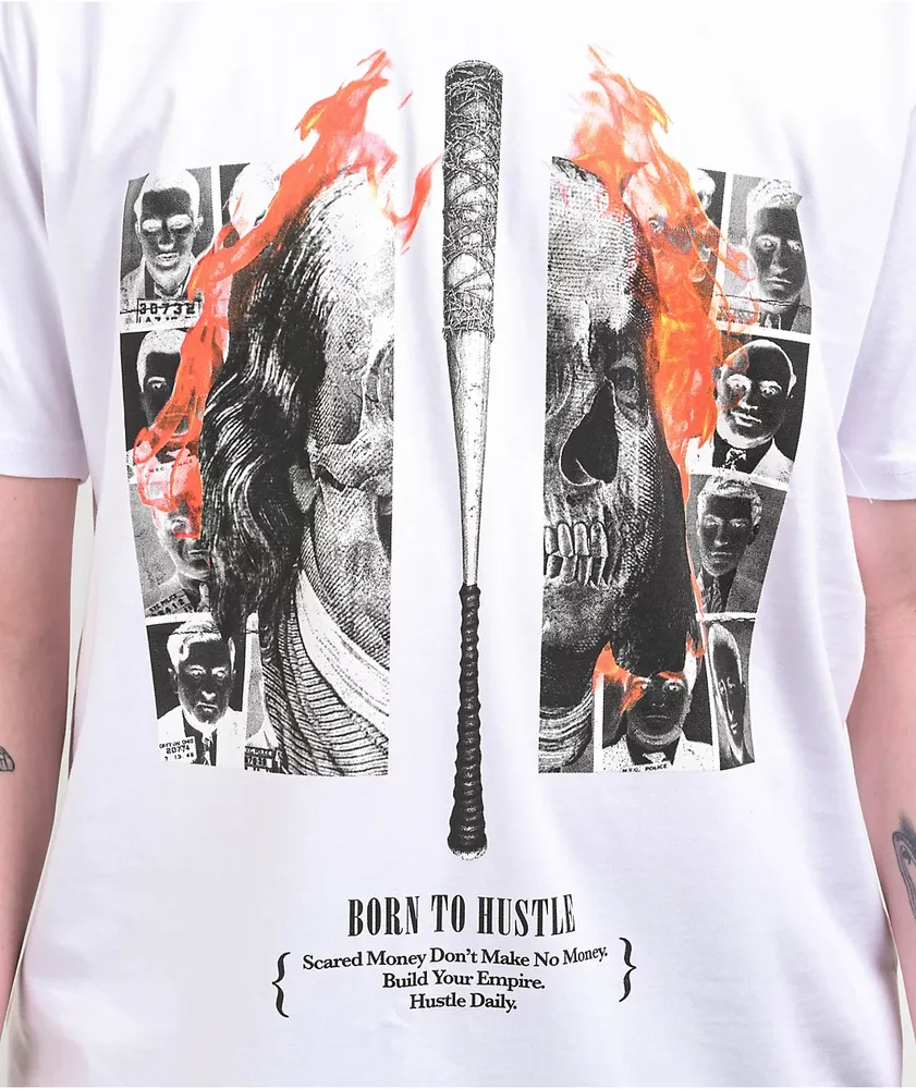 Hasta Muerte Barbed Wire Bat Ben White T-Shirt
