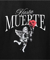 Hasta Muerte Inside Out Black T-Shirt