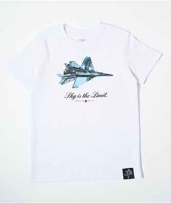 Hasta Muerte Kids Money Plane White T-Shirt