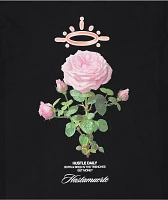 Hasta Muerte Kids Thorn Roses Black T-Shirt