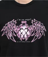 Hazheart Angel Black T-Shirt