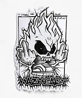 Hazheart DGAF Sticker