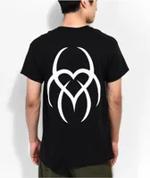 Hazheart Fake Body Black T-Shirt