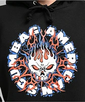 Hazheart Flame Hazzy Black Hoodie