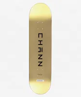 Heart Supply Chann Metallic Gold Heart 7.75" Skateboard Deck