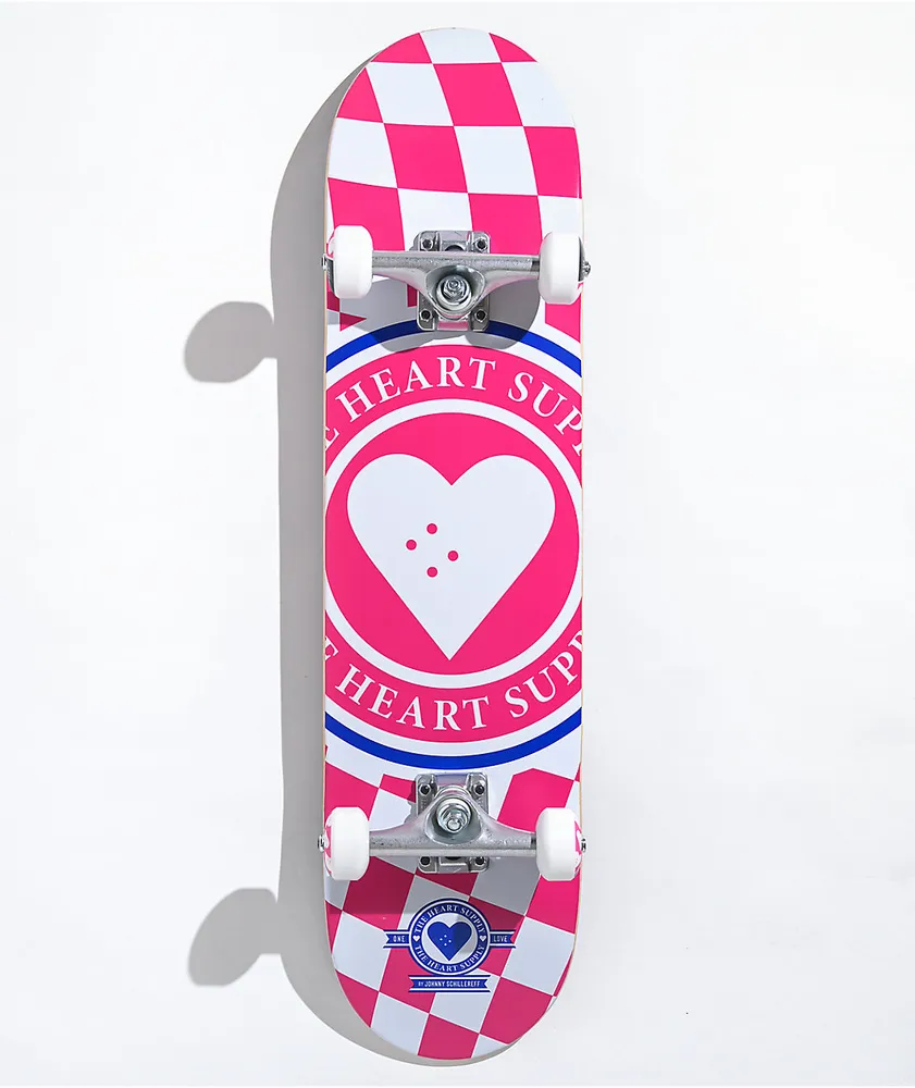 Heart Supply Insignia Checkerboard 7.75" Skateboard Complete