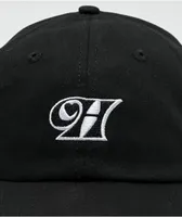 Heartbreakers Club Logo Black Strapback Hat