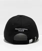 Heartbreakers Club Logo Black Strapback Hat