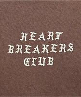 Heartbreakers Club Love Hurts Brown T-Shirt