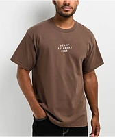 Heartbreakers Club Love Hurts Brown T-Shirt