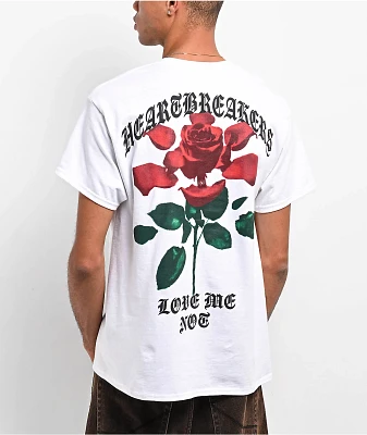 Heartbreakers Club Love Me White T-Shirt