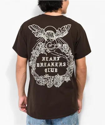 Heartbreakers Club Messenger Brown T-Shirt