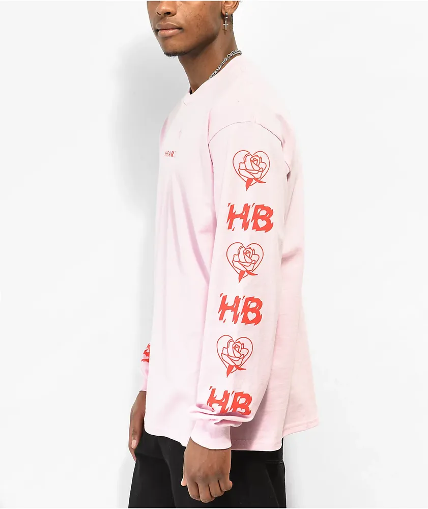 Heartbreakers Club Spark Pink Long Sleeve T-Shirt