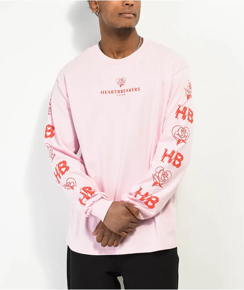 Heartbreakers Club Spark Pink Long Sleeve T-Shirt