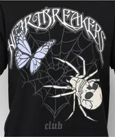 Heartbreakers Club Web Black T-Shirt