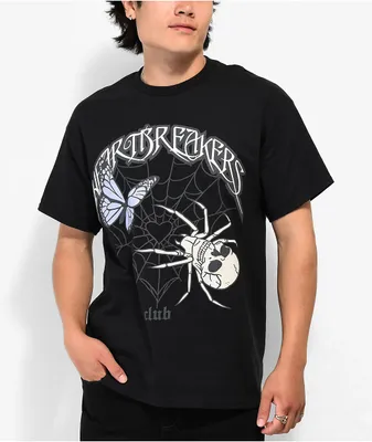 Heartbreakers Club Web Black T-Shirt