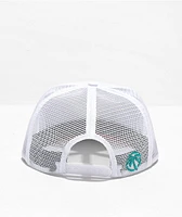 Heat Wave Bolt Smoker White Trucker Hat