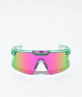 Heat Wave Future Tech Translucent Green Sunglasses