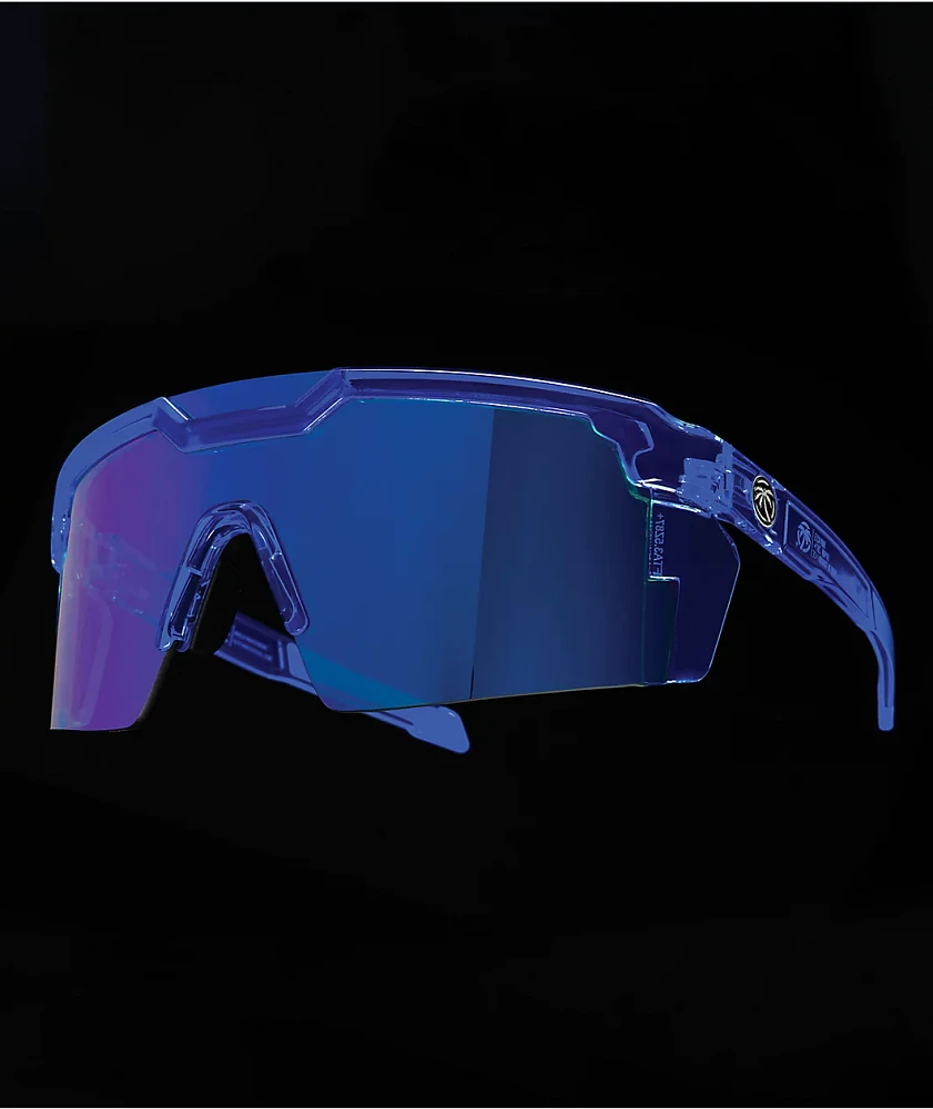 Heat Wave Future Tech Z87+ Translucent Blue Sunglasses