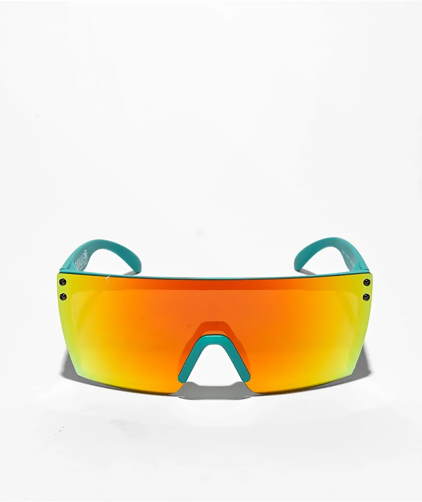 Heat Wave Lazer Face Bolt Smoker V2 Turquoise Sunglasses