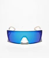 Heat Wave Lazer Face Z87 White Sunglasses