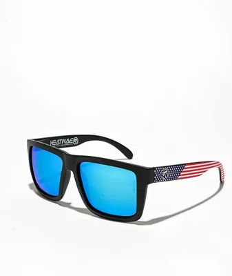 Heat Wave Vise XL USA Galaxy Lens Sunglasses