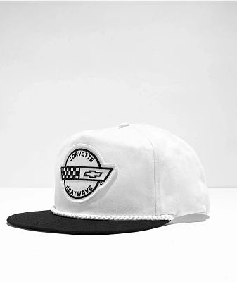 Heat Wave x Chevrolet Corvette White Snapback Hat