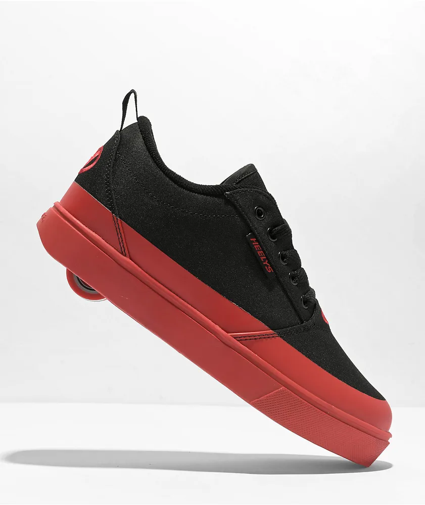 Heelys Kids Pro 20 Half FLD Black & Red Shoes