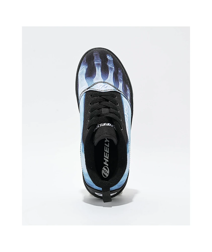 Heelys Kids X-Ray Pro 20 Black & Blue Shoes