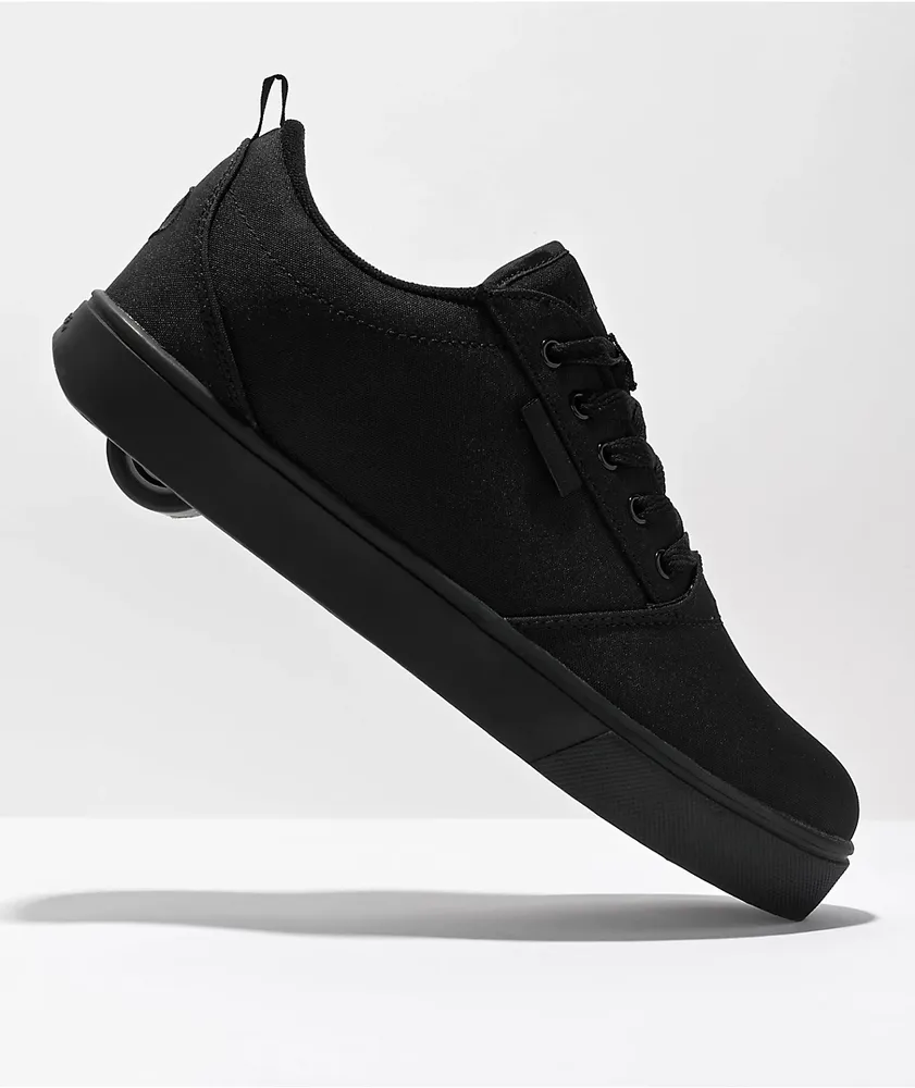 Heelys Pro 20 Black & Black Canvas Shoes