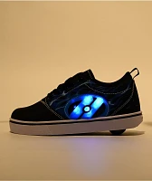 Heelys Pro 20 Light Up Lightning Black & Blue Shoes