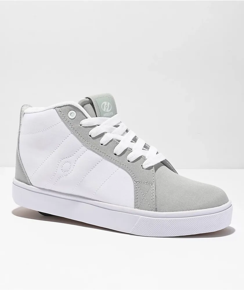 Heelys Racer Mid Grey & White Shoes