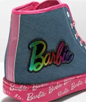 Heelys x Barbie Hustle Pink & Denim Shoes