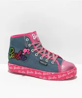 Heelys x Barbie Hustle Pink & Denim Shoes