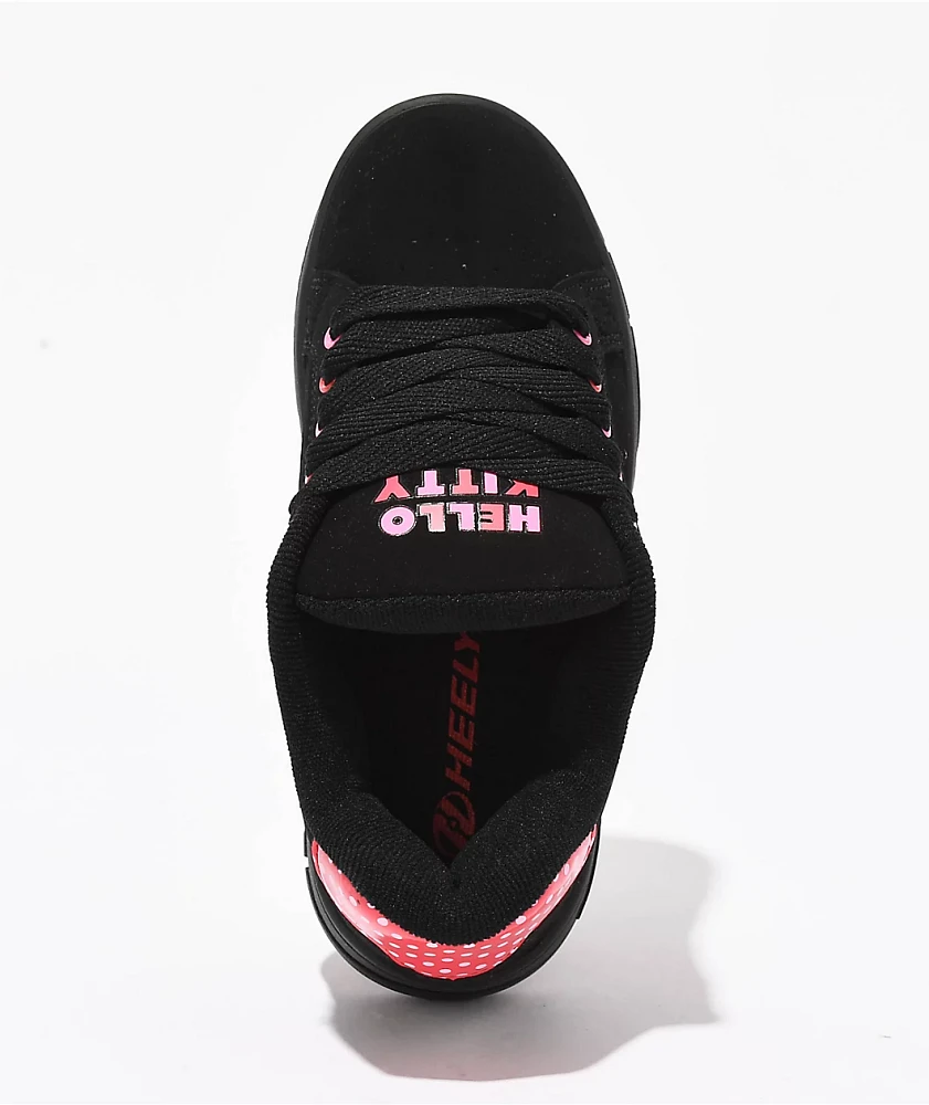 Heelys x Hello Kitty Kids Kolect Black & Pink Shoes