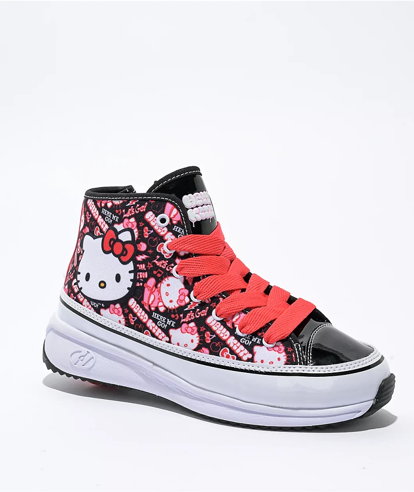 Heelys x Hello Kitty Kids Veloz Chi Black & Pink Shoes