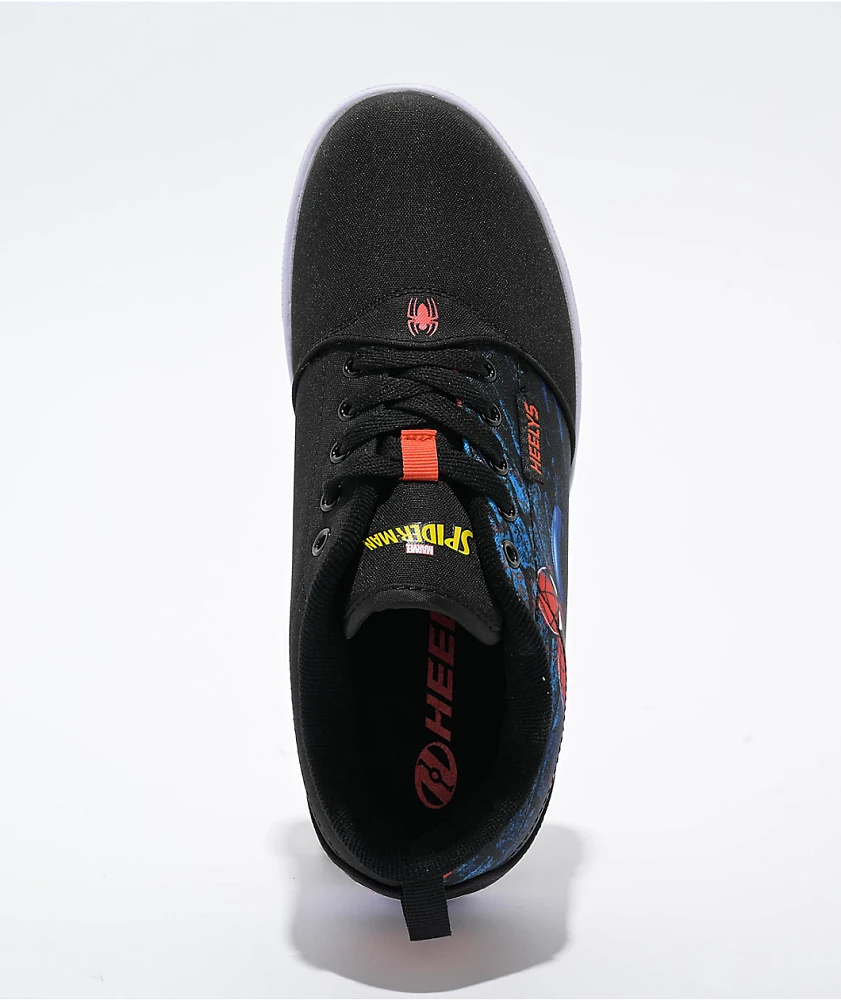 Heelys x Marvel Spider-Man Kids Pro 20 Black Shoes