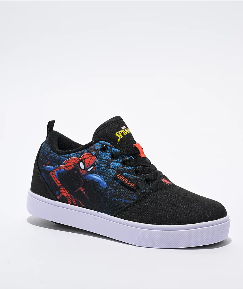 Heelys x Marvel Spider-Man Kids Pro 20 Black Shoes