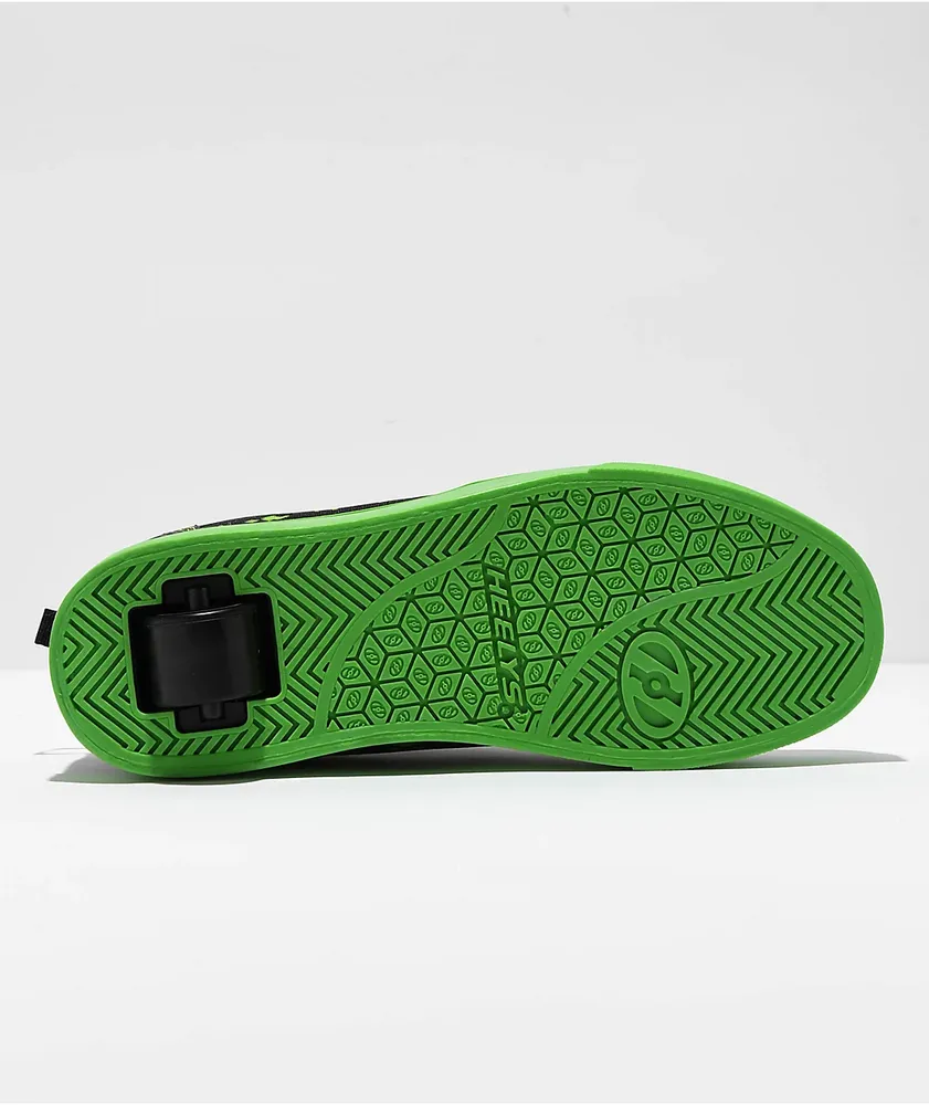Heelys x Minecraft Creeper Pro 20 Black & Green Shoes