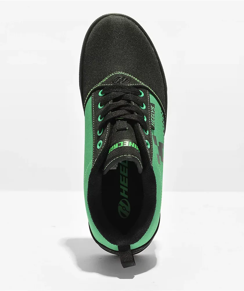 Heelys x Minecraft Spray Pro 20 Green & Black Shoes